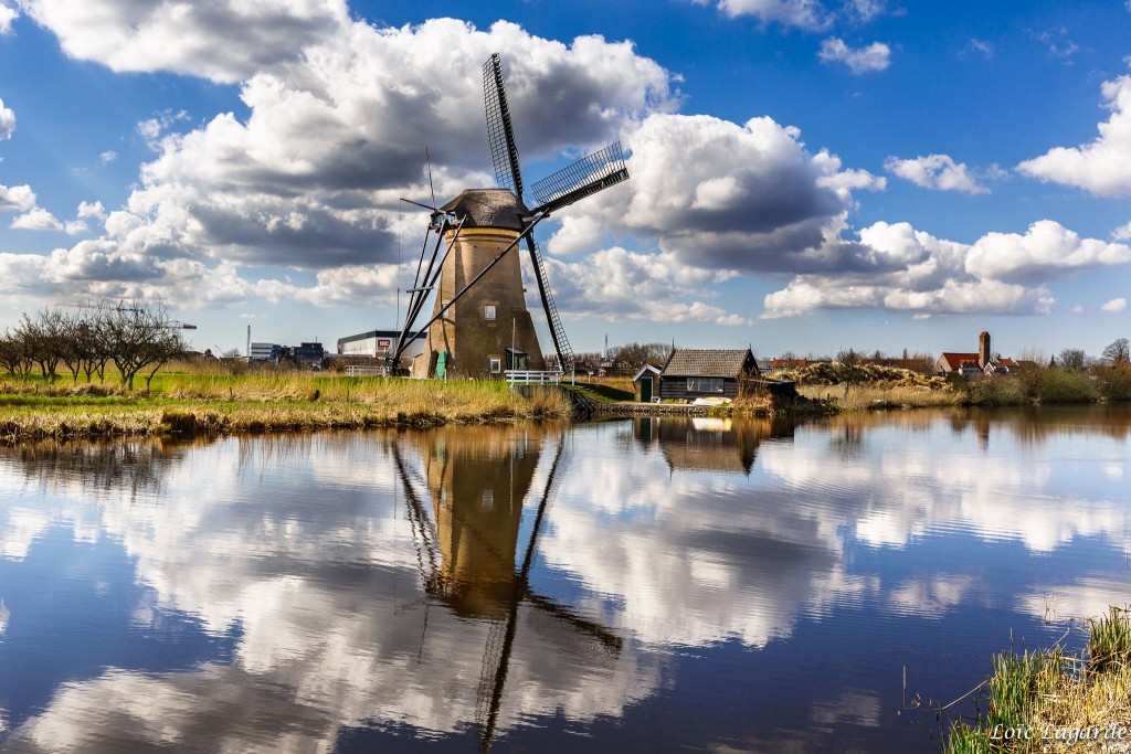 windmill dutch holland spring netherlands