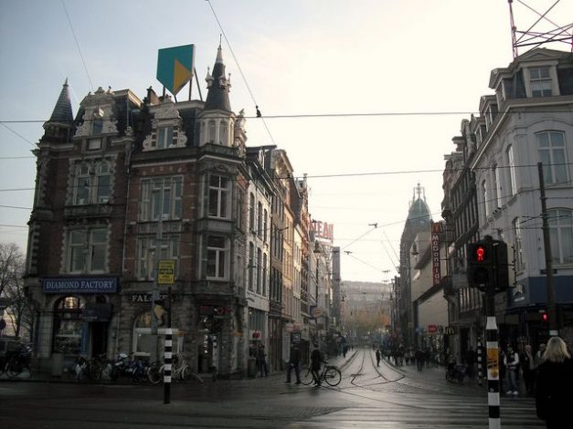 Historic Amsterdam then and now