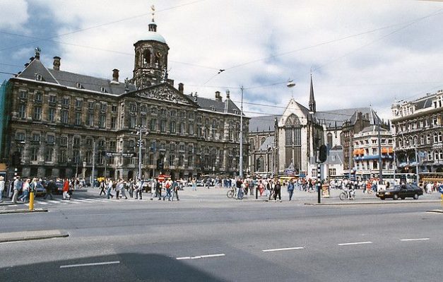 Historic Amsterdam then and now